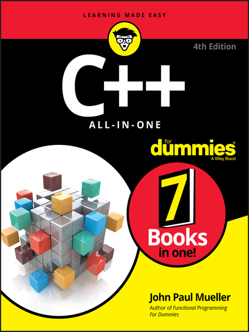 Imagen de portada para C++ All-in-One For Dummies